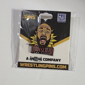 Pro Wrestling Crate The Titan Adam Scherr Braun Strowman Enamel Pin New